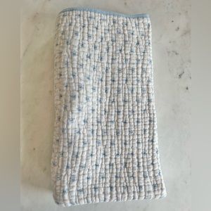 Baby Quilt with light blue sheeps